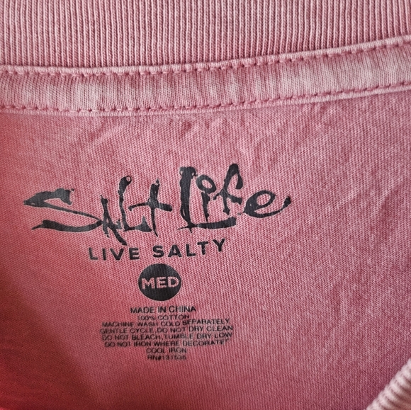 Salt Life Men's Coral Long Sleeve Tee - Picture 2 of 3